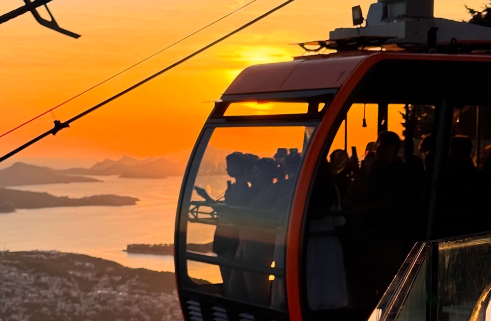 Dubrovnik Cable Car summer view