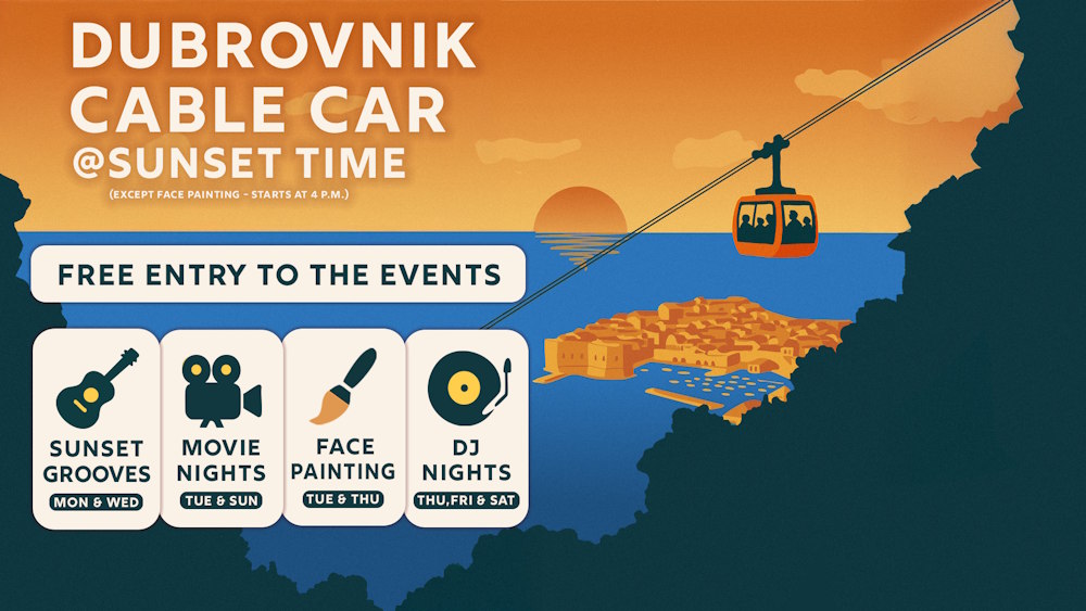 Dubrovnik Cable Car Free Summer Program